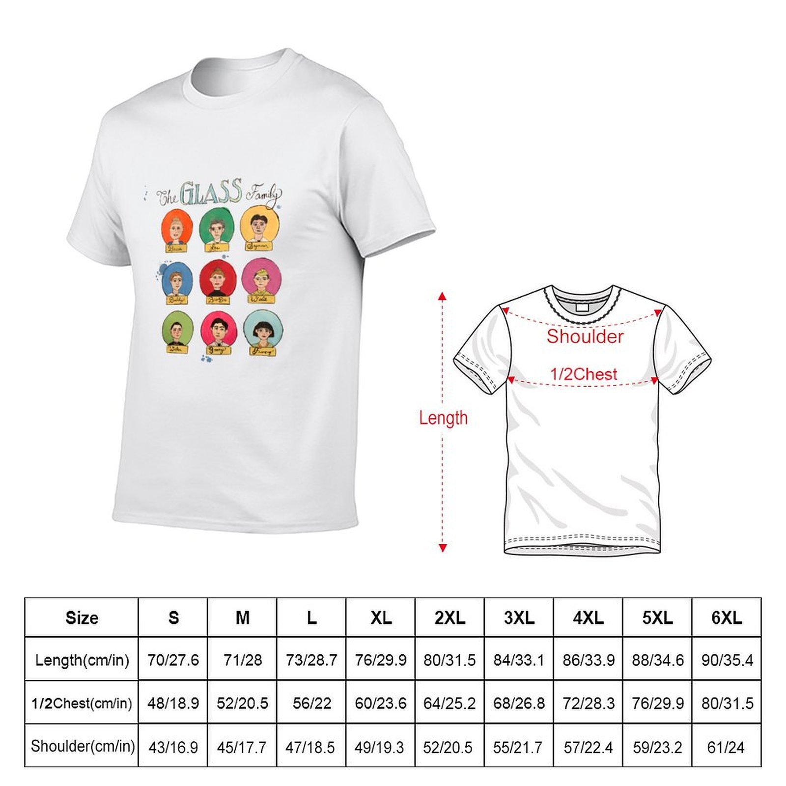 Дж.Д. Футболка Salinger's Glas – обзор и цена Family Tree Print
