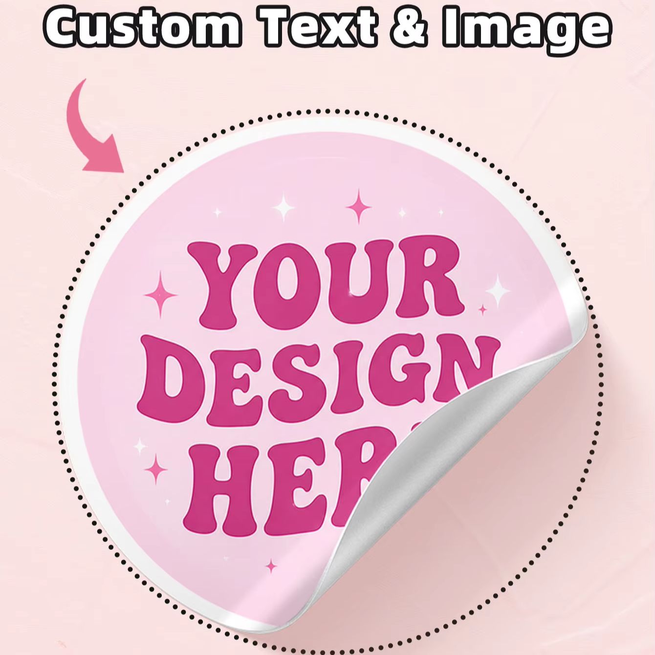 1-130 шт. прозрачных круглых н – обзор и цена Personalised Candle Label
