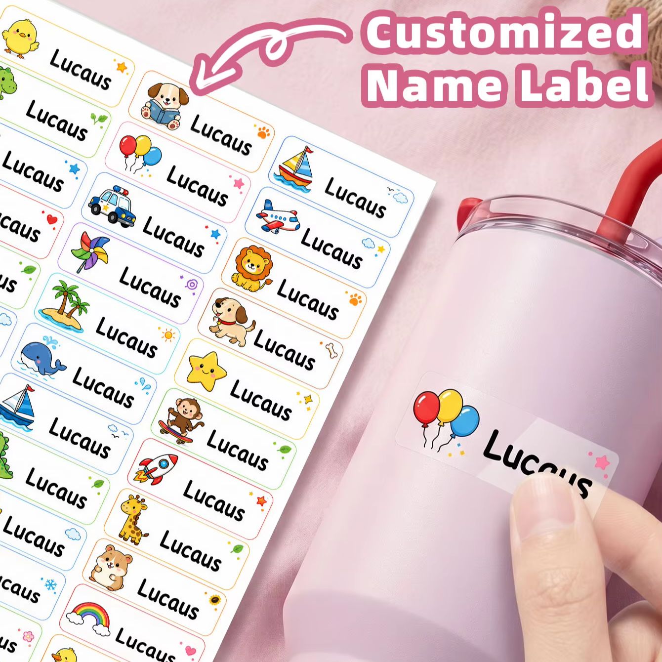 1-500 шт. индивидуальных накле – обзор и цена Personalised Candle Label