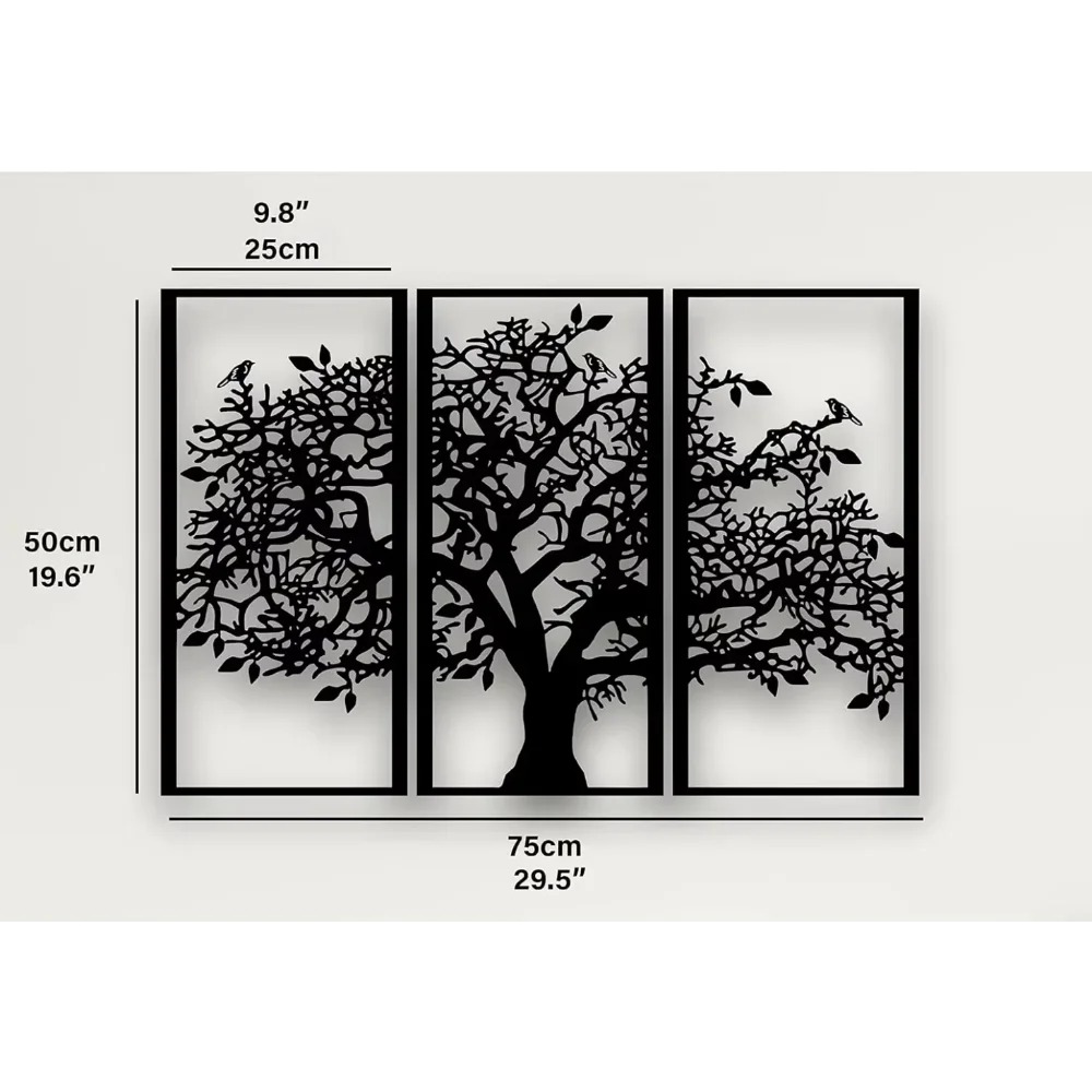 Набор из 3 металлических насте – обзор и цена Family Tree Print